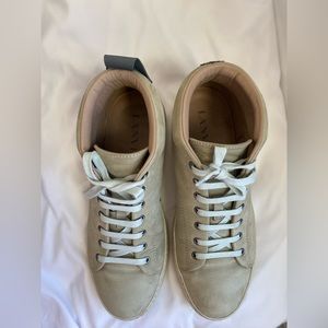 LANVIN High Top Tan sneakers size 9